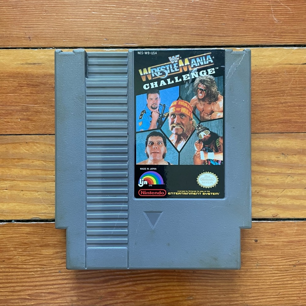 SOLD🔥Nintendo “Wrestlemania Challenge” Game (NES, 1990)
